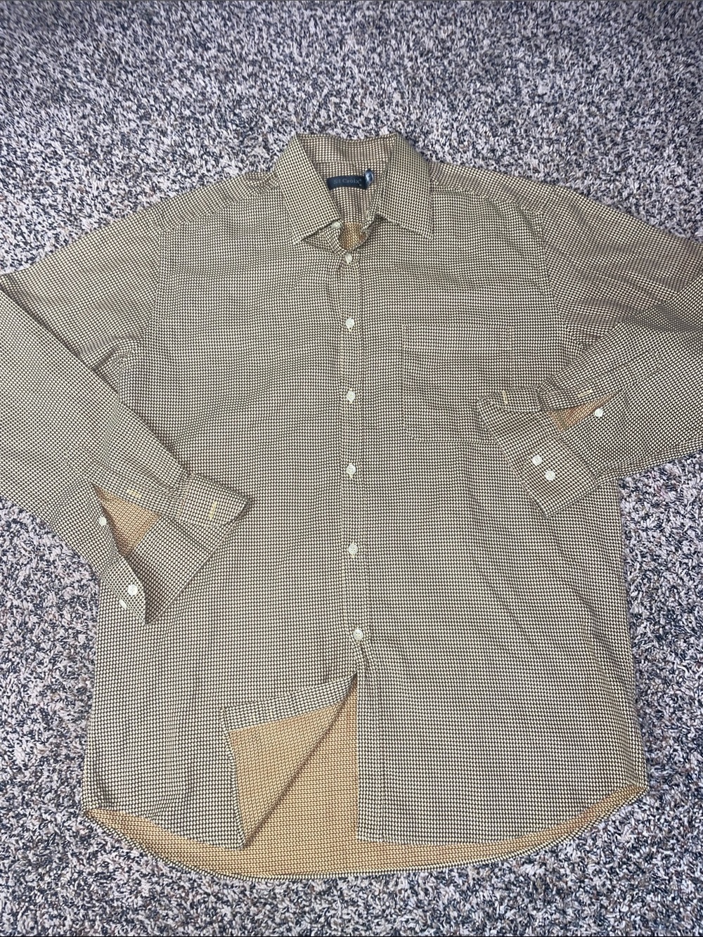 Vintage St. Croix Trippy Button Down Collared Dress Shirt Size M | NWOT